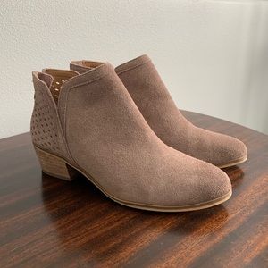 Susina Women’s Perforated Suede Ankle Bootie